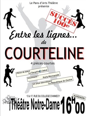 Affiche de Entre les Lignes de Courteline
