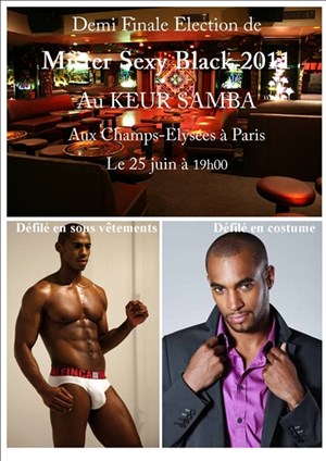 Affiche de Soirée des hommes black les plus sexy