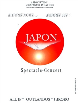 Affiche de Spectacle en faveur des sinistrés du Japon