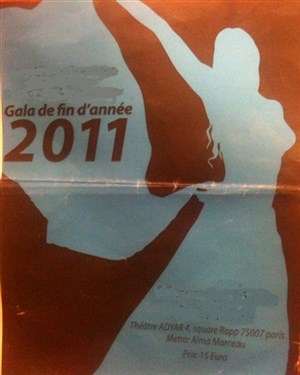 Affiche de Spectacle de danse orientale