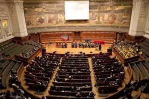 Affiche de Visite conférence : La Sorbonne / Salon du Rectorat, grand amphithéâtre et chapelle | par Pierre-Yves Jaslet