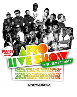 Affiche de Afro live show