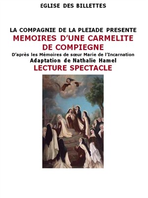 Affiche de Mémoires d'une carmélite de Compiègne