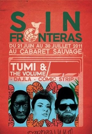 Affiche de Tumi & The Volume + Dajla + Comic Strip