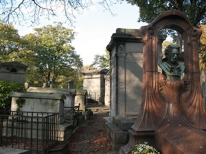 Affiche de Célébrités et tombeaux notables du cimetière Montmartre : de la plus vieille tombe au cactus irrévérencieux de Siné !