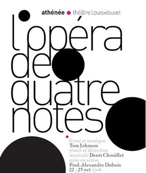 Affiche de L'Opéra de quatre notes