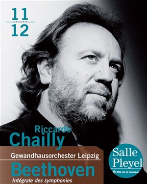 Affiche de Beethoven : Intégrale des symphonies - Gewandhausorchester Leipzig - Riccardo Chailly
