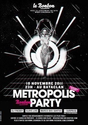 Affiche de Métropolis Bonbon Party