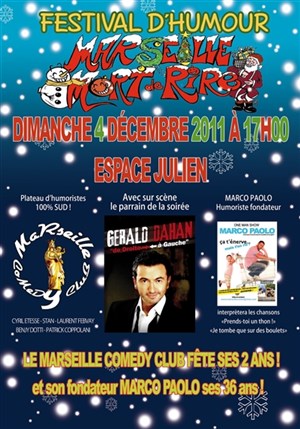 Affiche de Festival d'humour avec Gérald Dahan et le Marseille Comedy Club
