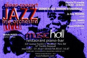 Affiche de Le grand jazz au Music Hall !