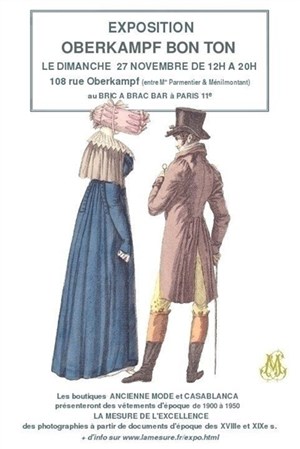 Affiche de Exposition Oberkampf Bon Ton