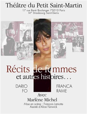 Affiche de Recits de Femmes | Théo Théatre