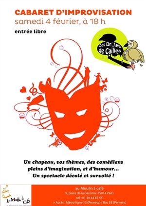 Affiche de Cabaret d'improvisation