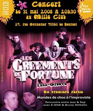 Affiche de Les Gréements de fortune en concert, et Mondes de choc à l'improviste
