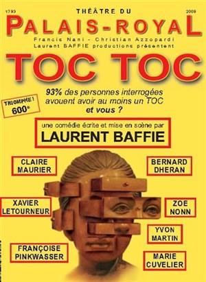 Affiche de Toc Toc de Laurent Baffie