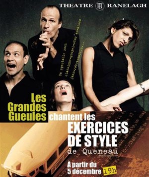 Affiche de Les grandes gueules chantent les exercices de style de Queneau