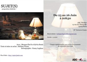 Affiche de Sujets