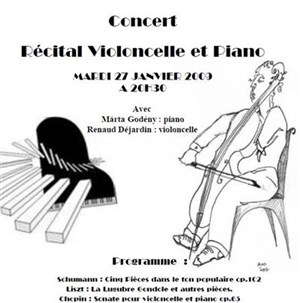 Affiche de Concert Violoncelle Piano