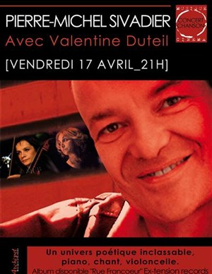 Affiche de Pierre-Michel Sivadier, piano voix