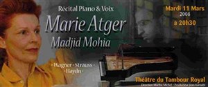 Affiche de Recital Piano et voix