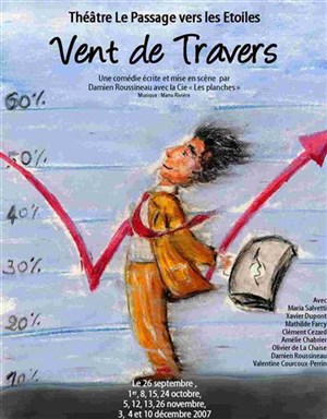 Affiche de Vent de Travers | Théâtre Le Passage vers les étoiles
