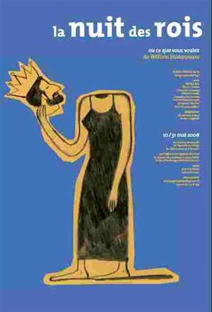 Affiche de La nuit des rois | Theatre des Quarts d'Heures