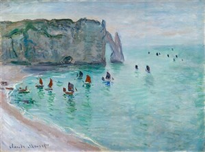 Affiche de Visite guidée : L'atelier en plein air Les impressionnistes en Normandie | par Pierre-Yves Jaslet