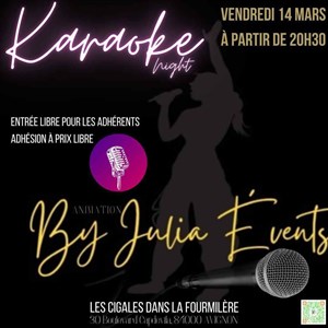 Affiche de Karaoké par Julia