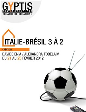 Affiche de Italie - Brésil 3 à 2