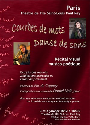 Affiche de Courbes de mots - Danses de sons