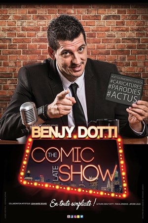 Affiche de Benjy Dotti dans The comic late show