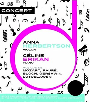 Affiche de Récital violon et piano