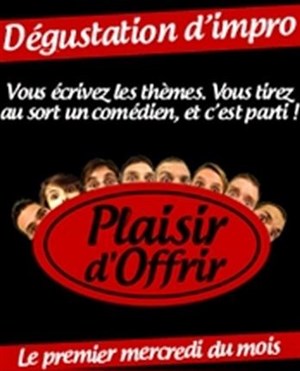 Affiche de Dégustation d'impro avec les Plaisir d'Offrir