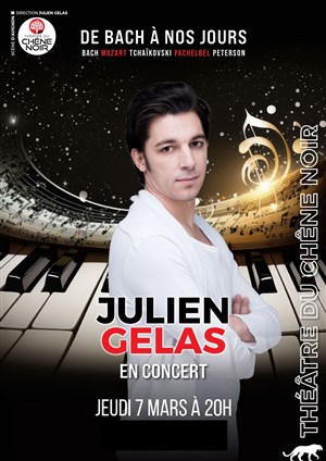 Affiche de De Bach à nos jours : Julien Gelas en concert