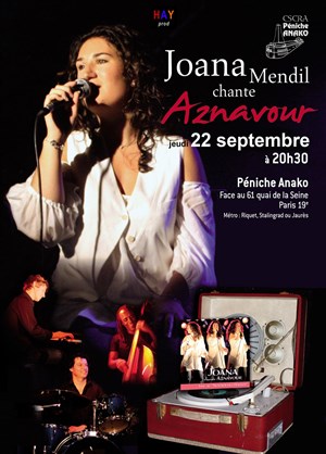 Affiche de Joana Mendil chante Aznavour