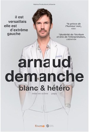 Affiche de Arnaud Demanche dans Blanc & hétéro