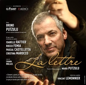 Affiche de La lettre avec Bruno Putzulu