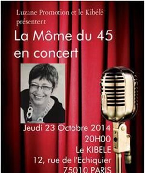 Affiche de La môme du 45 chante Piaf