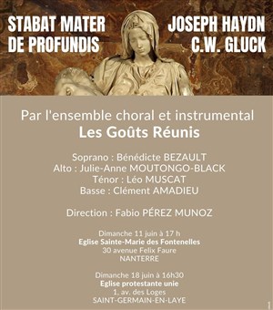 Affiche de Musique sacrée par Les Goûts Réunis