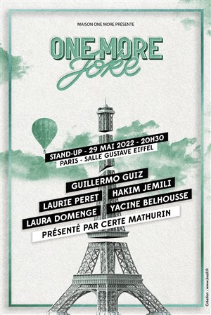 Affiche de One More Joke x Tour Eiffel
