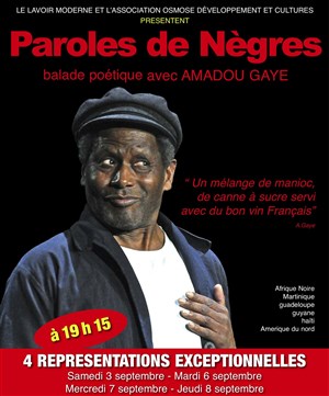 Affiche de Amadou Gaye dans Paroles de nègres