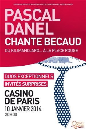 Affiche de Pascal Danel chante Becaud