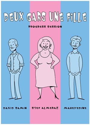Affiche de Deux gars, une fille