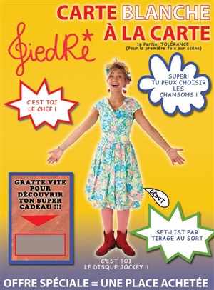 Affiche de Giedré : Carte blanche à la carte