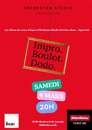 Affiche de Impro, boulot, dodo !
