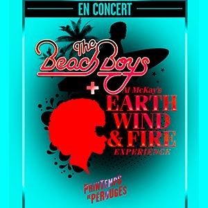 Affiche de The Beach Boys + Earth WInd and Fire experience