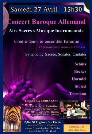 Affiche de Contre-ténor & ensemble baroque