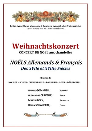 Affiche de Weihnachtskonzert | Concert de Nöel aux chandelles