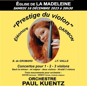 Affiche de Orchestre Paul Kuentz prestige du violon