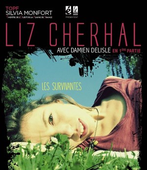 Affiche de Liz Cherhal + première partie : Damien Delisle